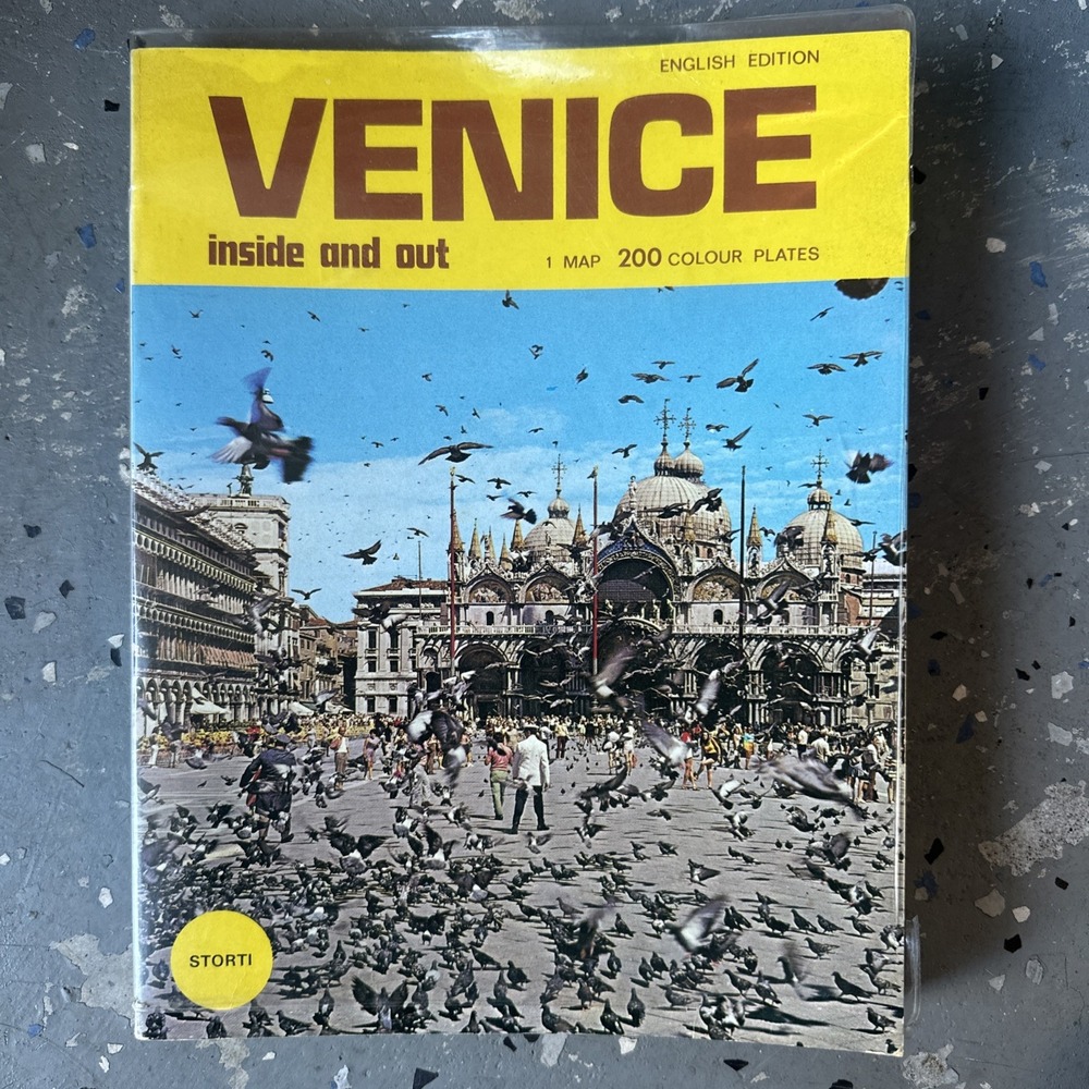 Vintage 70s Venice Italy Travel Guidebook Edizioni Storti in Colour